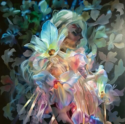 In to the light par Valentina Andrees-Reschetizka, Peinture en vente sur Singulart