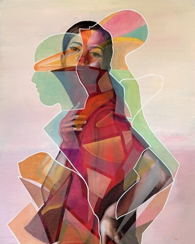 Danza dei colori par Valentina Andrees-Reschetizka, Peinture en vente sur Singulart