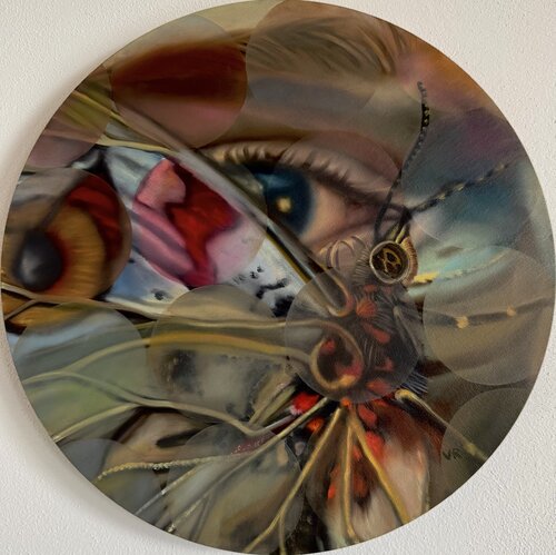 Felicita della Farfalla par Valentina Andrees-Reschetizka, Peinture en vente sur Singulart