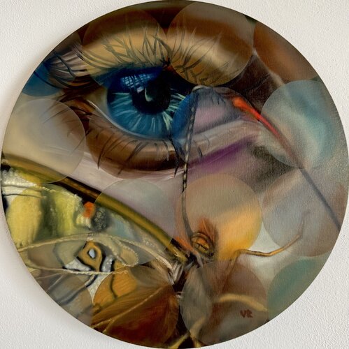 Squardo di Farfalla by Valentina Andrees-Reschetizka, Painting for Sale on Singulart