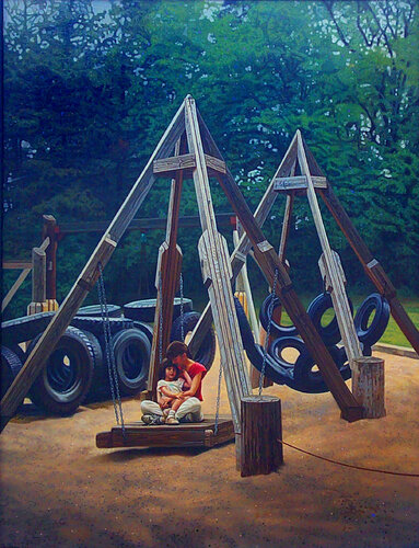 Nativity  by Mark Jacobson, 絵画 for Sale on Singulart
