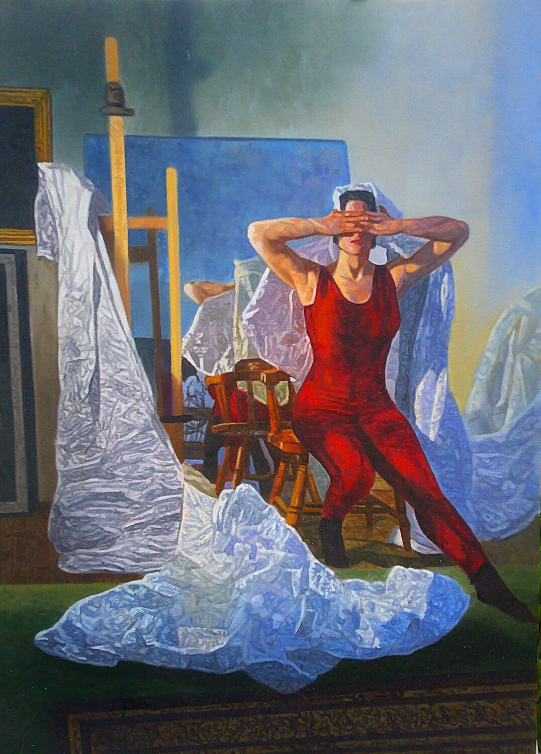 Hide and Seek Mark Jacobson Pintura original en venta