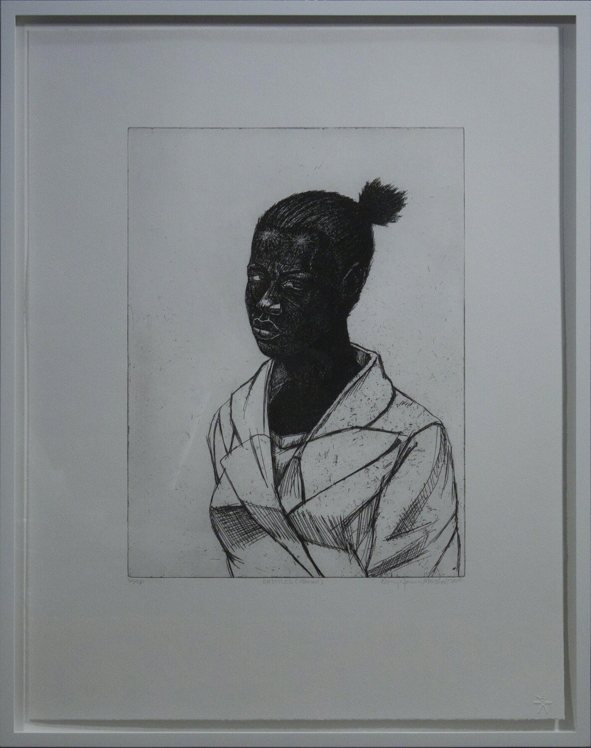 Untitled (Woman) Kerry James Marshall Stampa in vendita