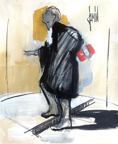 Au tribunal di David Jamin, Pittura in vendita su Singulart