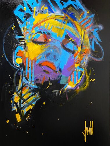 Introportrait à la nuit di David Jamin, Pittura in vendita su Singulart