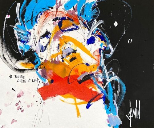 Entre chien et loup di David Jamin, Pittura in vendita su Singulart