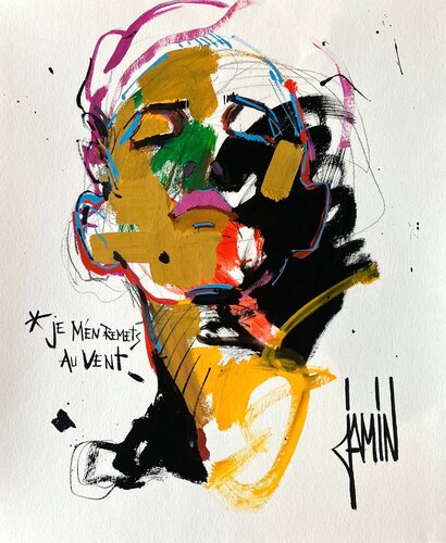 Je m'en remets au vent di David Jamin, Pittura in vendita su Singulart