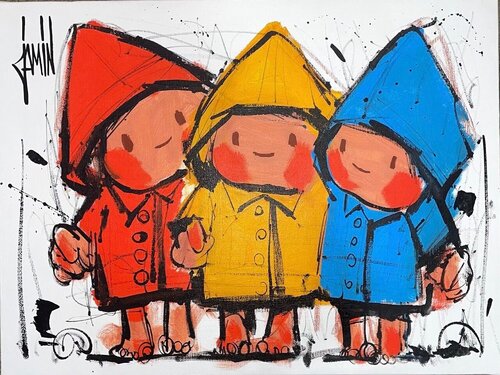 Singing in the rain von David Jamin, Malerei kaufen auf Singulart