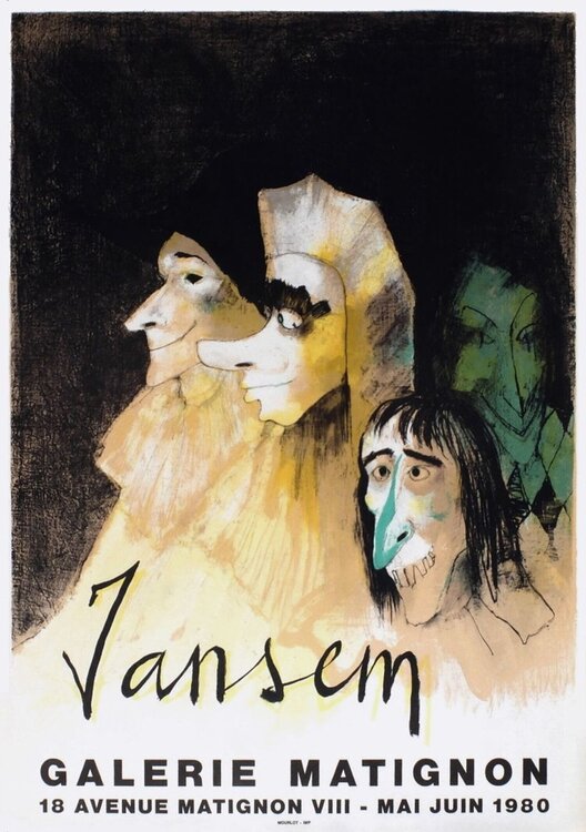 Expo 80 - Galerie Matignon Jean Jansem