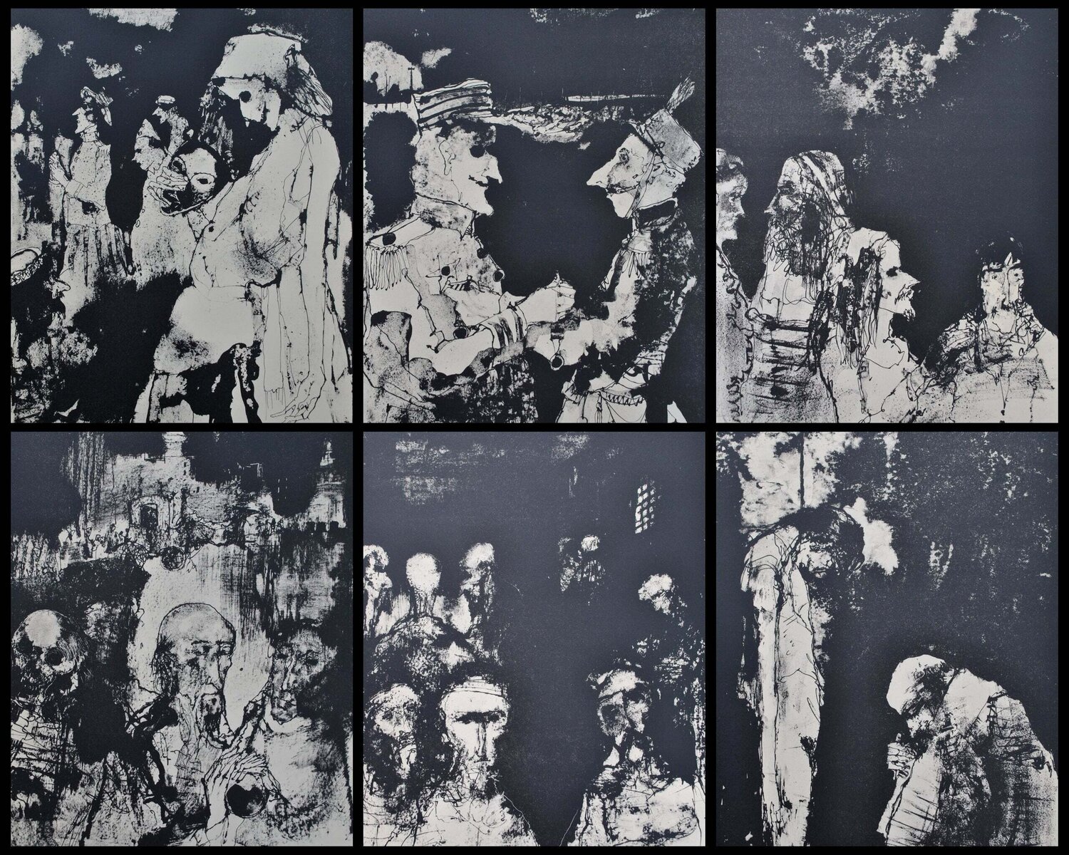 Figures légendaires Jean Jansem Print for sale