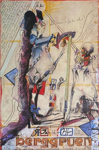 Expo 81 - Berggruen - Paris by Horst Janssen, Print for Sale on Singulart