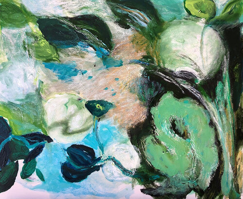 clair au vent par Aline Wiest, Peinture en vente sur Singulart