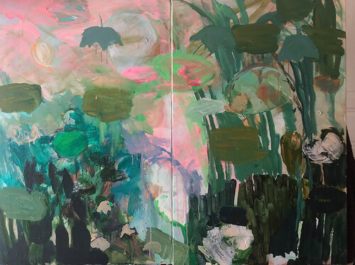 paysage fragment 1 by Aline Wiest, Painting for Sale on Singulart