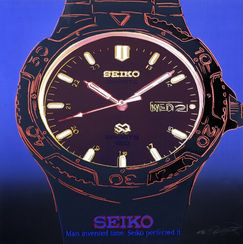 Seiko from the Homage to Andy Warhol Portfolio von Rupert Jasen Smith, Druck kaufen auf Singulart