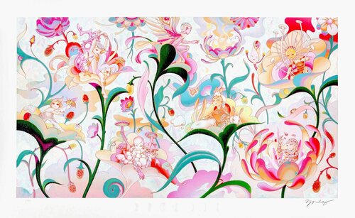 【希少品/限定100部】ジェームズジーン　James Jean シルクスクリーン 希少品/限定100部】ジェームズジーン James Jean シルク