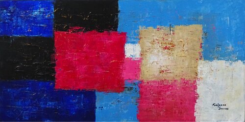 Dream Under The Same Sky van Kalpana Soanes, Schilderij te koop op Singulart