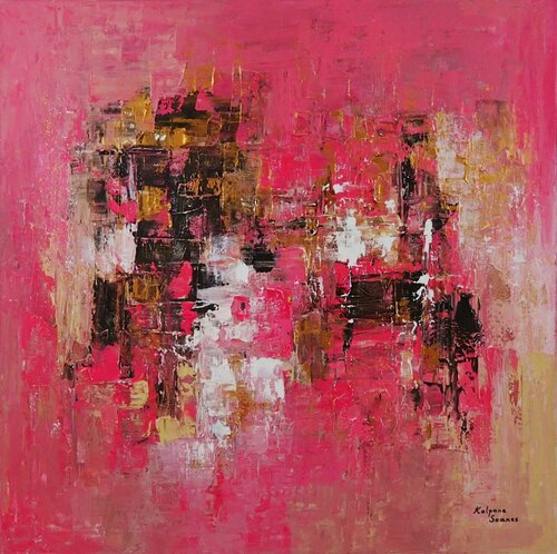 Shades Of Complete Fondness van Kalpana Soanes, Schilderij te koop op Singulart