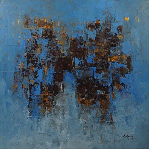 Flowing Peace van Kalpana Soanes, Schilderij te koop op Singulart