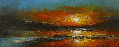 Merry Shore van Kalpana Soanes, Schilderij te koop op Singulart