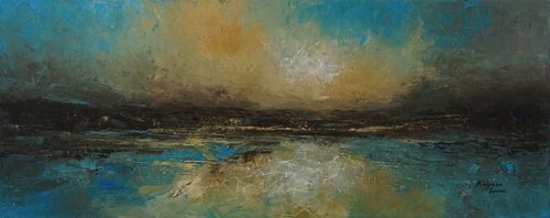 Hopeful Shore van Kalpana Soanes, Schilderij te koop op Singulart