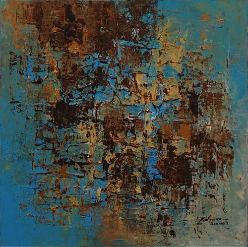 Shades Of Calmness VI van Kalpana Soanes, Schilderij te koop op Singulart