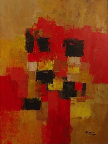 Let's Walk Together van Kalpana Soanes, Schilderij te koop op Singulart