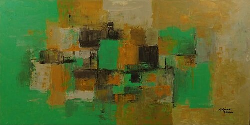 Sleeping Under The Lime Tree van Kalpana Soanes, Schilderij te koop op Singulart