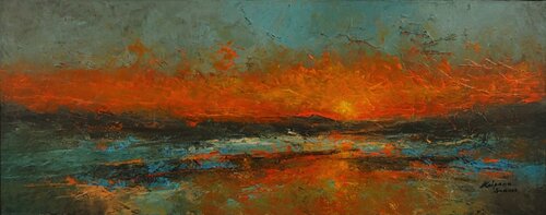 Lonely Shore van Kalpana Soanes, Schilderij te koop op Singulart