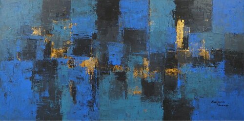 Dream But Don't Make A Big Deal Of It van Kalpana Soanes, Schilderij te koop op Singulart