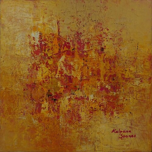 Shades Of Benevolence III van Kalpana Soanes, Schilderij te koop op Singulart