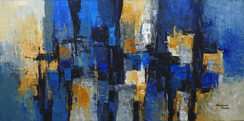 Dream If All Else Fails van Kalpana Soanes, Schilderij te koop op Singulart