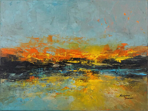 Adored Shore di Kalpana Soanes, Pittura in vendita su Singulart