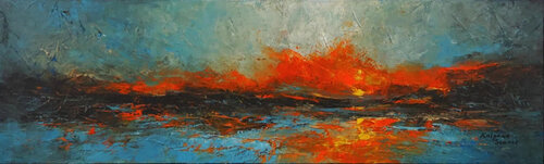 Grateful Shore di Kalpana Soanes, Pittura in vendita su Singulart