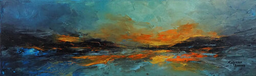 Stirring Shore di Kalpana Soanes, Pittura in vendita su Singulart