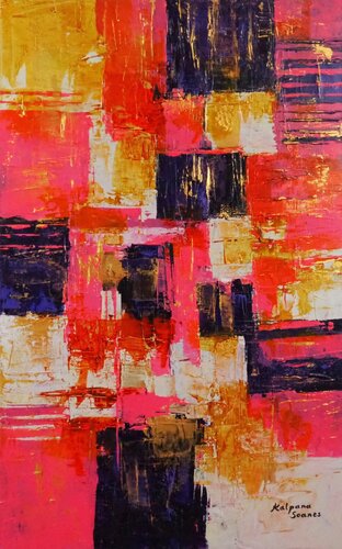 Life Is Too Short by Kalpana Soanes, 油畫 for Sale on Singulart