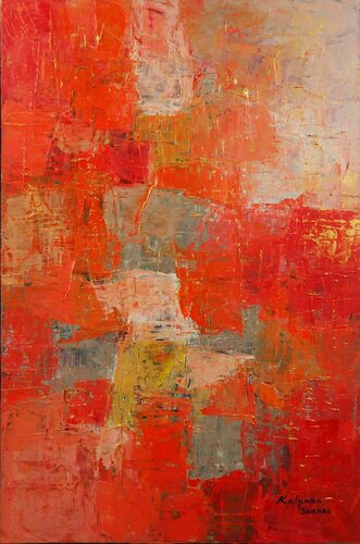 With Open Arms di Kalpana Soanes, Pittura in vendita su Singulart