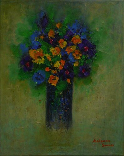 Flowers For You II di Kalpana Soanes, Pittura in vendita su Singulart