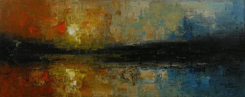Unusual Shore di Kalpana Soanes, Pittura in vendita su Singulart