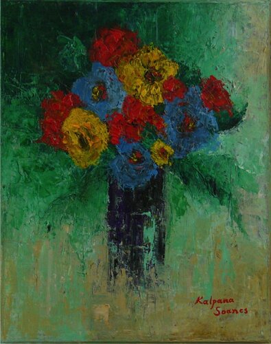 Flowers For You IV von Kalpana Soanes, Malerei kaufen auf Singulart