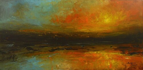 Old Shore di Kalpana Soanes, Pittura in vendita su Singulart