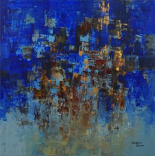 Heavenly Peace di Kalpana Soanes, Pittura in vendita su Singulart