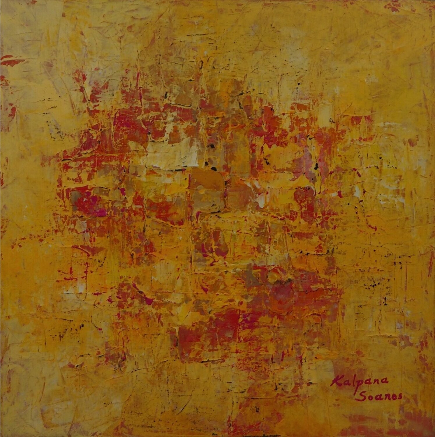 Shades Of Benevolence II Kalpana Soanes Originalgemälde zu verkaufen