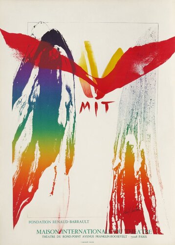 Fondation Renaud Barrault - Maison Internationale du Théâtre by Paul Jenkins, Work on Paper for Sale on Singulart