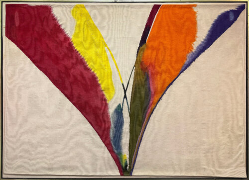 After Phenomenon Peel of Bells Cross (huge tapestry) van Paul Jenkins, Textiel te koop op Singulart