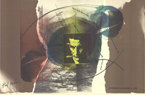 Paul Jenkins - Beckett Festival - 1978 Offset Lithograph de Paul Jenkins, Impresión a la venta en Singulart
