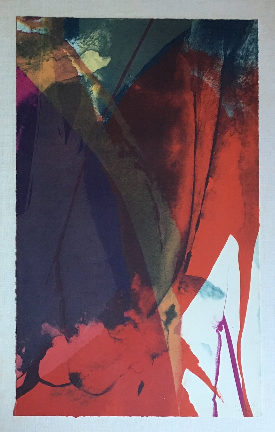 Untitled Paul Jenkins Stampa in vendita
