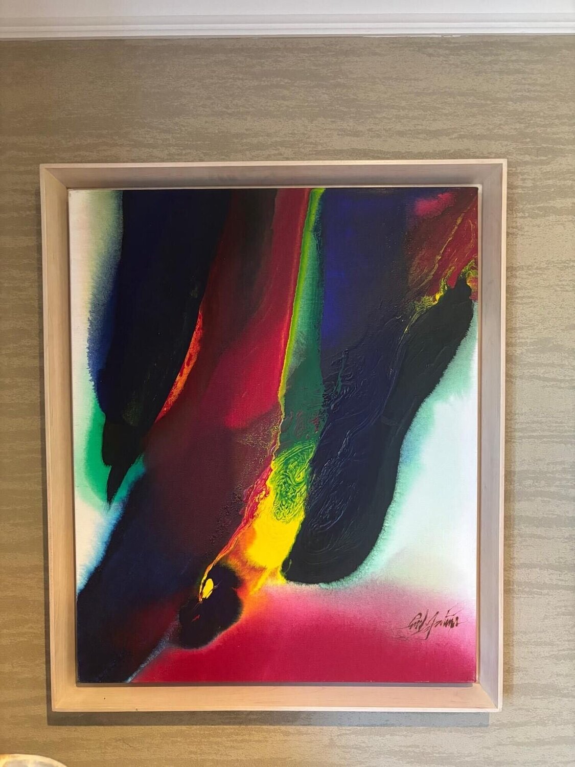 Phenomena Compass Reckoning Paul Jenkins Origineel schilderij te koop