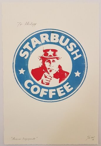 American Propaganda van Jerkface, Afdruk te koop op Singulart