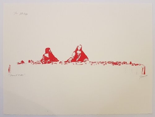 Jesus and Judas van Jerkface, Afdruk te koop op Singulart