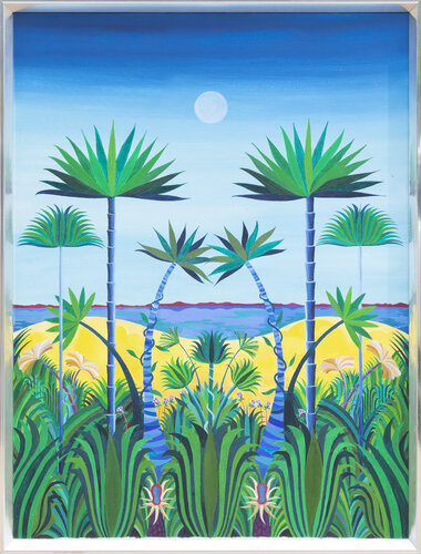 Geometric Beach by Jerkface, 油畫 for Sale on Singulart